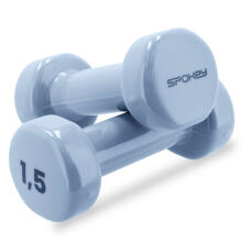 Spokey SHAPE Art.941964 A set of vinyl dumbbells/sport/gym 2x 1,5 kg
