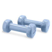 Spokey SHAPE Art.941964 A set of vinyl dumbbells/sport/gym 2x 1,5 kg