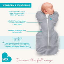 Love To Dream Swaddle Up Original Art.LTD-L1002251WHTS  Kokvilnas autiņš S izm.