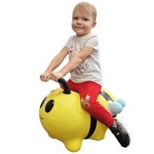 „Jumpy Hopping Bee Art.GT69434 žalias žaislas, skirtas šokinėti ir išlaikyti pusiausvyrą