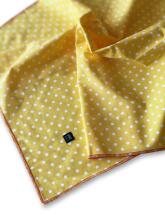 La Bebe™ Cotton Art.153193 Yellow Хлопковая подстилка с клеенкой 75x75см
