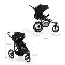KinderKraft Helsi 2 Art.KSHELS00BLK0000 Deep Black Stroller