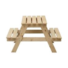 Timbela Wooden Table Art.M010-1 Bērnu piknika galds ar soliņiem ar noņemamu virsmu
