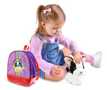 CUTEKINS plīša suns ar somiņu Poochi Poo, 35046