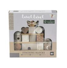 Label Label Buildings Blocks Art.LLWT-34376 Koka klucīši