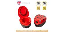My Carry Potty 2 Ladybug Art.MCP-LB    Детский дорожный герметичный горшок с ручкой