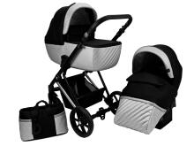 Dada Prams Apus Chic Art.153427 Silver  Bērnu universālie ratiņi (rati) 2 vienā