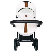 Dada Prams Luxor Art.153431 White Bērnu rati (ratiņi)- mūsdienīgi /daudzfunkcionāli  2 vienā
