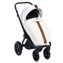 Dada Prams Luxor Art.153431 White Bērnu rati (ratiņi)- mūsdienīgi /daudzfunkcionāli  2 vienā