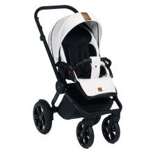 Dada Prams Luxor Art.153431 White Bērnu rati (ratiņi)- mūsdienīgi /daudzfunkcionāli  2 vienā