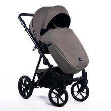 Dada Prams Nexus Ecoleather Art.153442 Dark Grey Bērnu universālie ratiņi (rati)  2 vienā