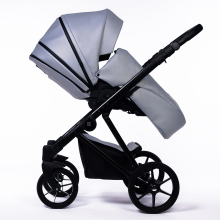 Dada Prams Nexus Ecoleather Art.153443 Metalic Grey Bērnu universālie ratiņi (rati)  2 vienā