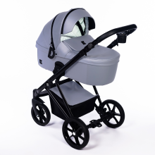 Dada Prams Nexus Ecoleather Art.153443 Metalic Grey Bērnu universālie ratiņi (rati)  2 vienā
