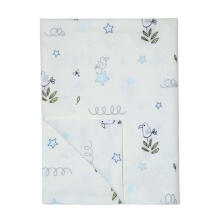 UR Kids Cotton  Art.153487 Birds Простынка хлопковая с резинкой 140x70cм