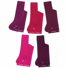 Weri Spezials Monochrome Children's Tights Monochrome Pink ART.WERI-2279 High quality children's cotton tights available in various stylish colors