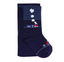 Weri Spezials Children's Tights Railway Navy ART.WERI-3119 High quality children's cotton tights for boys