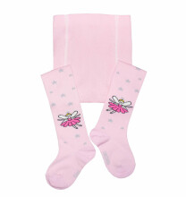 Weri Spezials Children's Tights Star Fairy Rose ART.WERI-6016 High quality children's cotton tights for girls with cute design