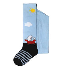 Weri Spezials Детские колготки Ship, Ahoy! Light Blue ART.WERI-8385 Высококачественные детские хлопковые колготки для мальчиков