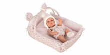 Arias Baby Doll Art.AR60283  Новорожденная кукла с кроваткой в виде зайчика, 33 см