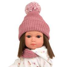 Arias Doll Art.AR60655 Сarlota Sport Moderna lelle ar zīda matiem,36cm