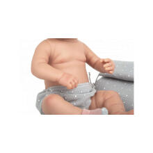 Arias Baby Doll Salma Art.AR65287 Lelle ar pelēku pledu, 42 cm