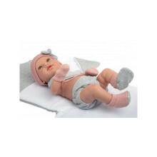 Arias Baby Doll Salma Art.AR65287 Lelle ar pelēku pledu, 42 cm