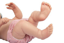 Arias Baby Doll Salma Art.AR65288 Кукла c розовы пледом, 42 см.