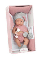 Arias Baby Doll Salma Art.AR65288 Кукла c розовы пледом, 42 см.