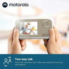 Motorola VM483 Art.505537471013 300 m FHSS White kūdikio monitorius