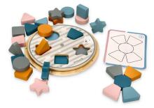 PolarB Shape Blocks Art.255630 Koka puzle