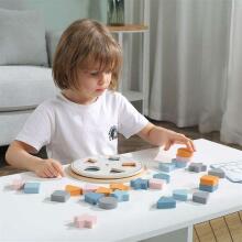 PolarB Shape Blocks Art.255630 Koka puzle