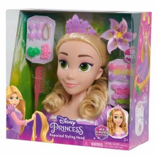 DISNEY PRINCESS Tangled - Rapunzel styling head with 18 accessories