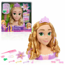 DISNEY PRINCESS Rapunzel Голова для укладки Рапунцель, комплект с 18 аксессуарами