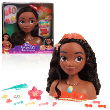 DISNEY PRINCESS Moana (Vaiana) frizūru veidošanas galva