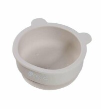 Nordbaby Silicone Mini Bowl Art.265781 Beige Глубокая тарелочка на присоске