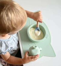 Nordbaby Silicone Mini Bowl Art.265780 Blue Silikona trauks
