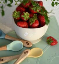 Nordbaby Silicone Suction Bowl Art.265779 Beige  Глубокая тарелочка на присоске