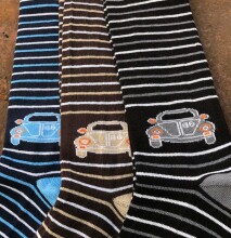 Weri Spezials Children's Tights Cars and Stripes Black ART.SW-2051 Set of three pairs of high quality cotton tights for boys