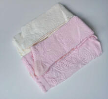 Weri Spezials Children's Tights Fillet Flowers White ART.WERI-3355 High quality children's cotton tights for gilrs