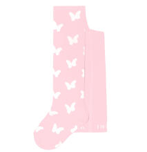 Weri Spezials Детские колготки White Butterflies Light Pink ART.SW-0246 Высококачественные детские хлопковые колготки для девочек
