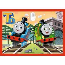 TREFL THOMAS & FRIENDS Pužļu komplekts 4 in 1 Tomass