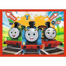 TREFL THOMAS & FRIENDS Pužļu komplekts 4 in 1 Tomass