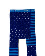 Weri Spezials Bērnu Zeķubikses Dots and Stripes Ink Blue ART.SW-0969 Augstas kvalitātes bērnu kokvilnas Zeķubikses meitenēm