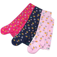 Weri Spezials Детские колготки Dainty Flowers Navy ART.WERI-4996 Высококачественные детские хлопковые колготки для девочек