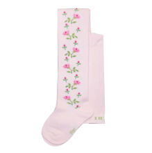 Weri Spezials Детские колготки Rose Branches Light Pink ART.WERI-5688 Высококачественные детские хлопковые колготки для девочек