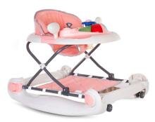 SunBaby Art.B01.022.1.2 Pink Grey Staigulis ar šūpošanas funkciju AUTO