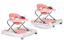 SunBaby Art.B01.022.1.2 Pink Grey Staigulis ar šūpošanas funkciju AUTO