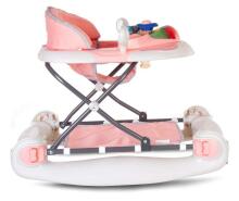 SunBaby Art.B01.022.1.2 Pink Grey Staigulis ar šūpošanas funkciju AUTO