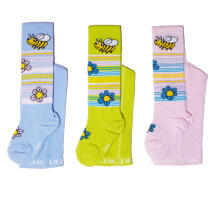 Weri Spezials Детские колготки Little Bee Light Pink ART.SW-1784 Высококачественные детские хлопковые колготки для девочек