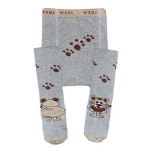 Weri Spezials Детские колготки Little Lion Heather Gray ART.WERI-0148 Высококачественные детские хлопковые колготки для мальчиков